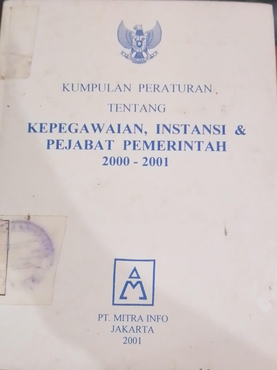 Cover Kepegwaian Instansi & Pejabat Pemerintah