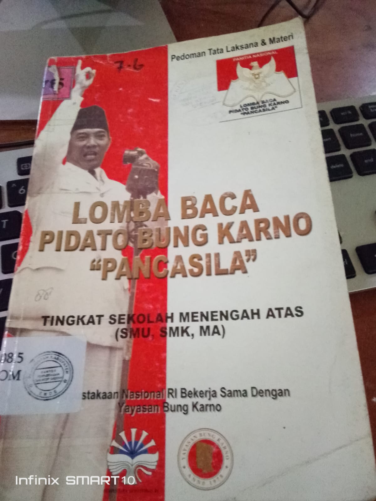 Cover Lomba Baca Puisi Pidato Bung Karno Pancasila / Pedoman Tata Laksana & Menteri