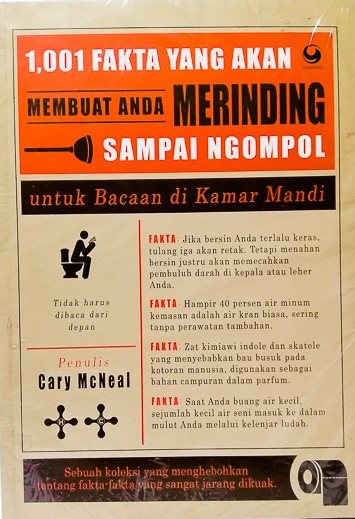 Cover 1,001 Fakta Yang Akan Membuat Anda Merinding Sampai Ngompol :  Untuk Bacaan Di Kamar Mandi / Cary Mcneal