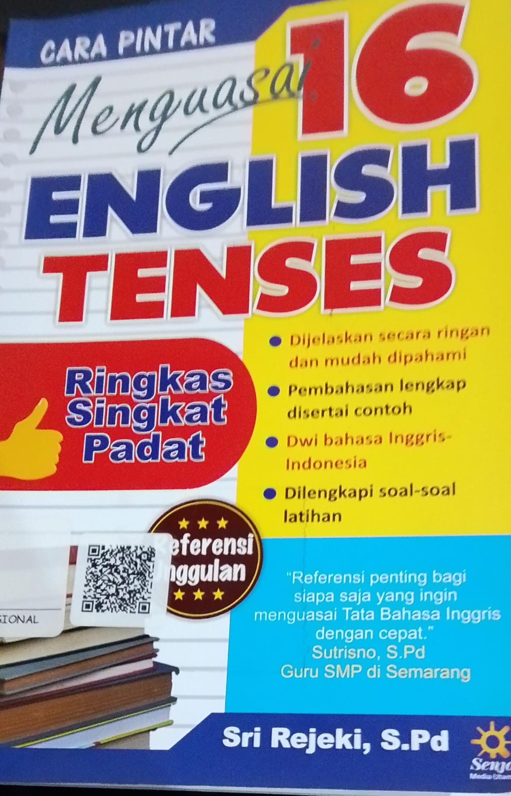 Cover Menguasai 16 English Tenses / Sri Rejeki