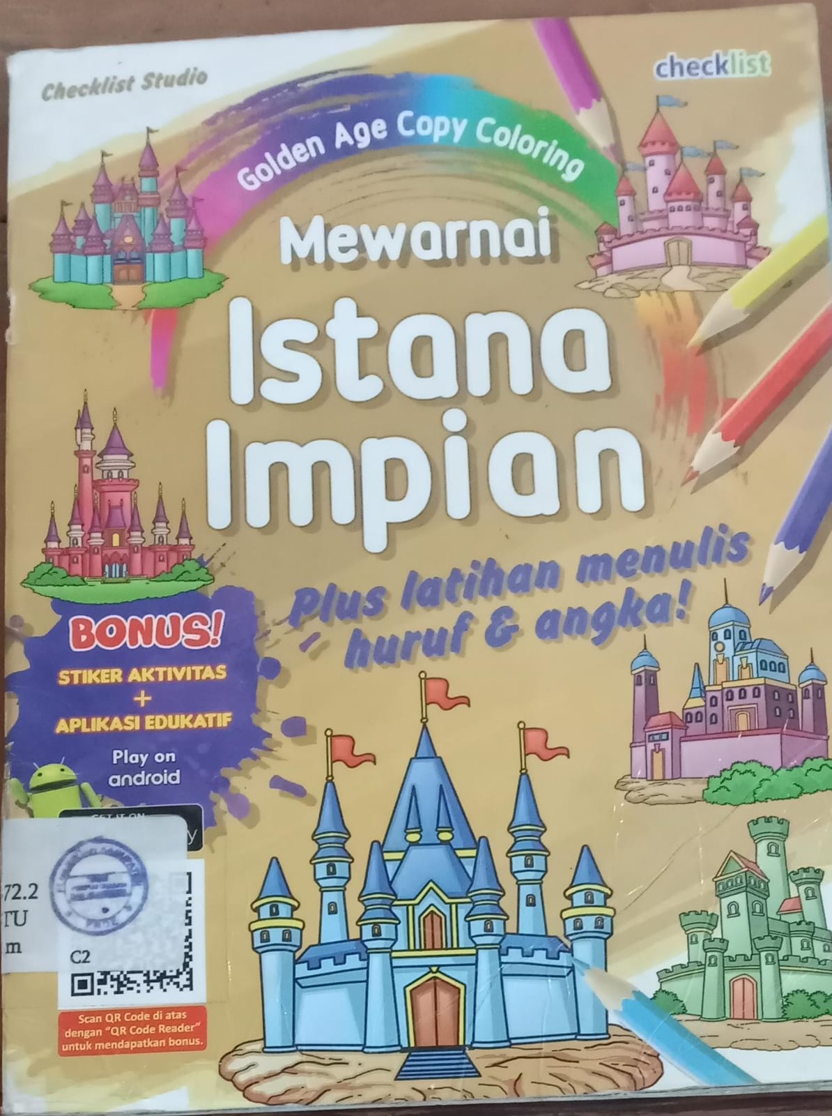 Cover Mewarnai Istana Impian / Checklist Studio