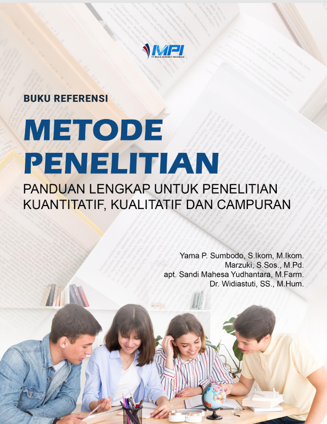 Cover Buku Referensi Metode Penelitian / Yama P. Sumbodo