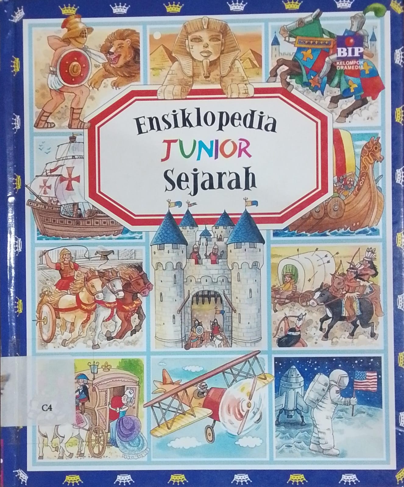 Cover Ensiklopedia Junior Sejarah / Airin Miranda