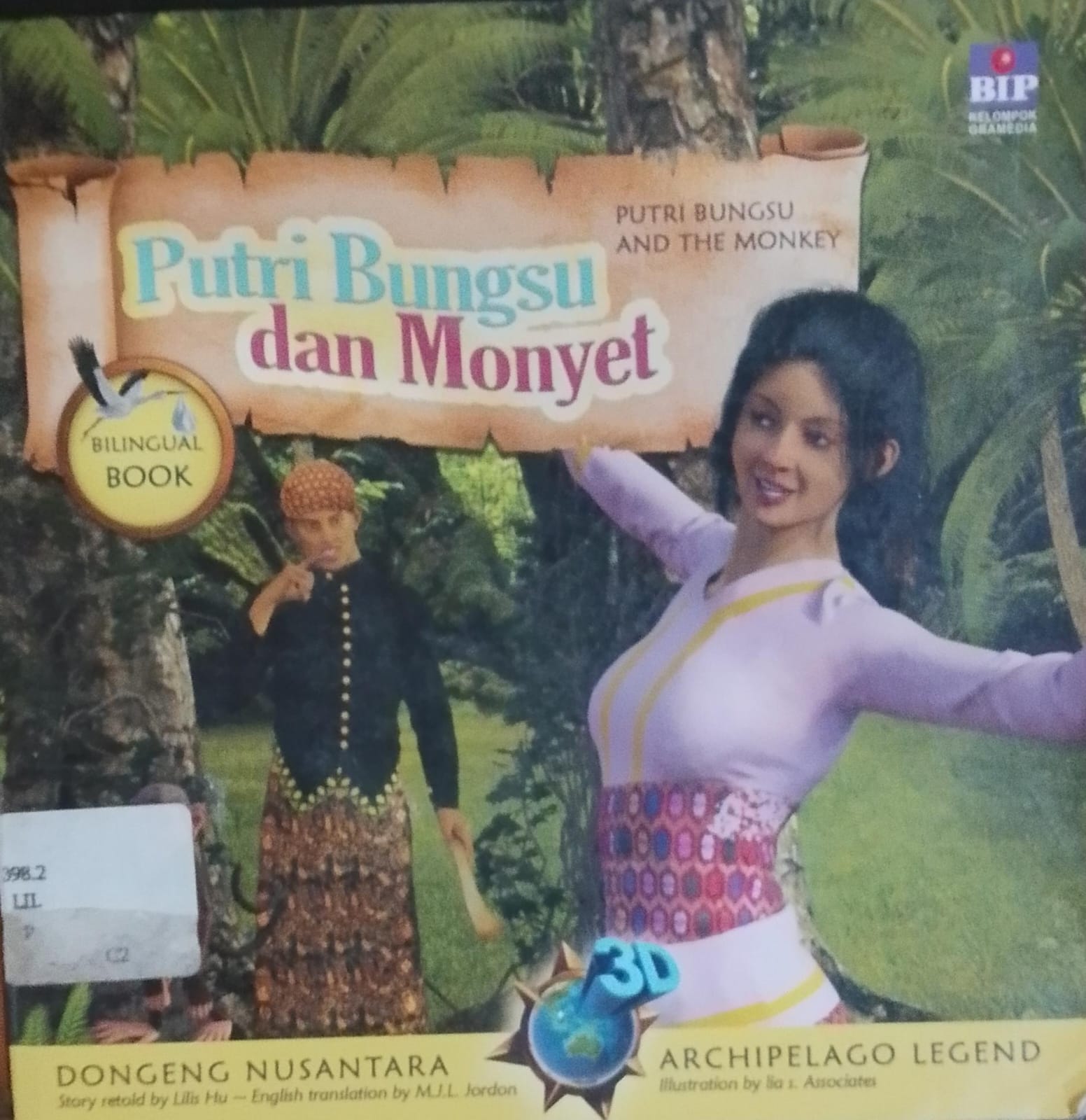 Cover Putri Bungsu Dan Monyet / Lilis Hu