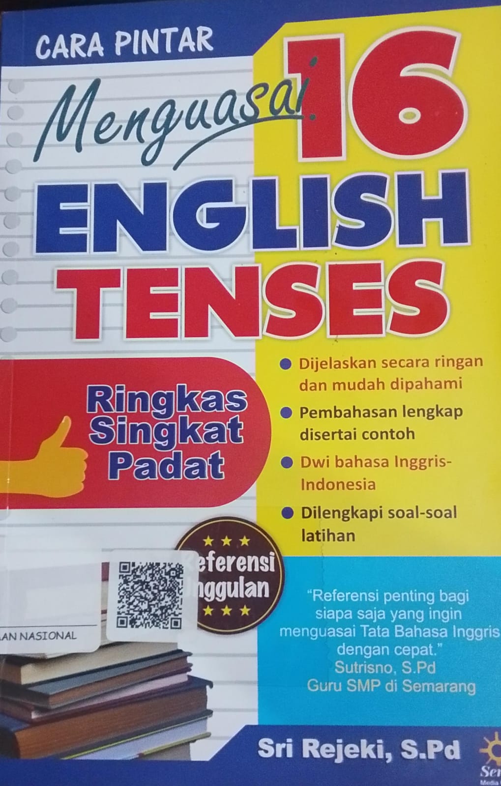 Cover Menguasai 16 English Tenses / Sri Rejeki