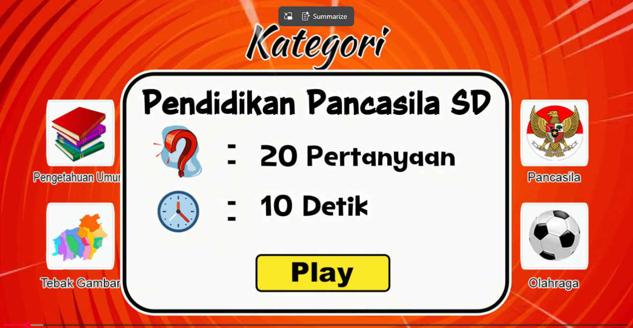 Cover VIDEO KUIS PENDIDIKAN PANCASILA | UJI PENGETAHUANMU! | CERDAS CERMAT