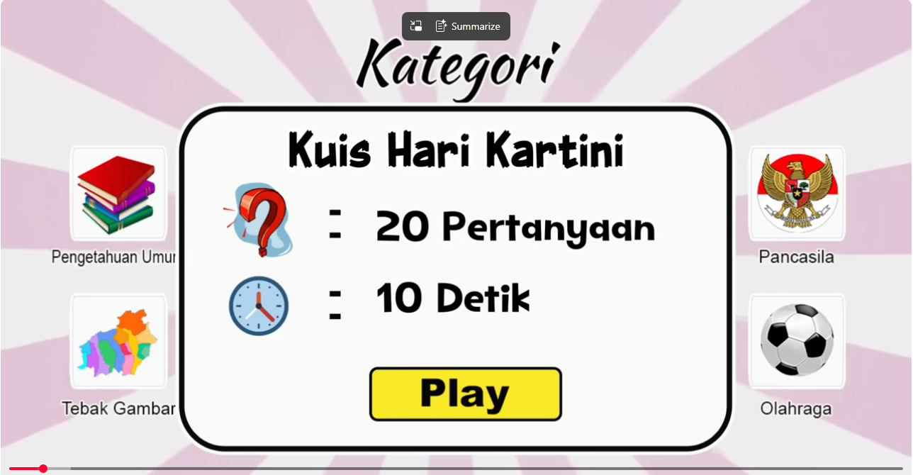 Cover VIDEO KUIS HARI KARTINI | UJI PENGETAHUANMU TENTANG PAHLAWAN WANITA INDONESIA
