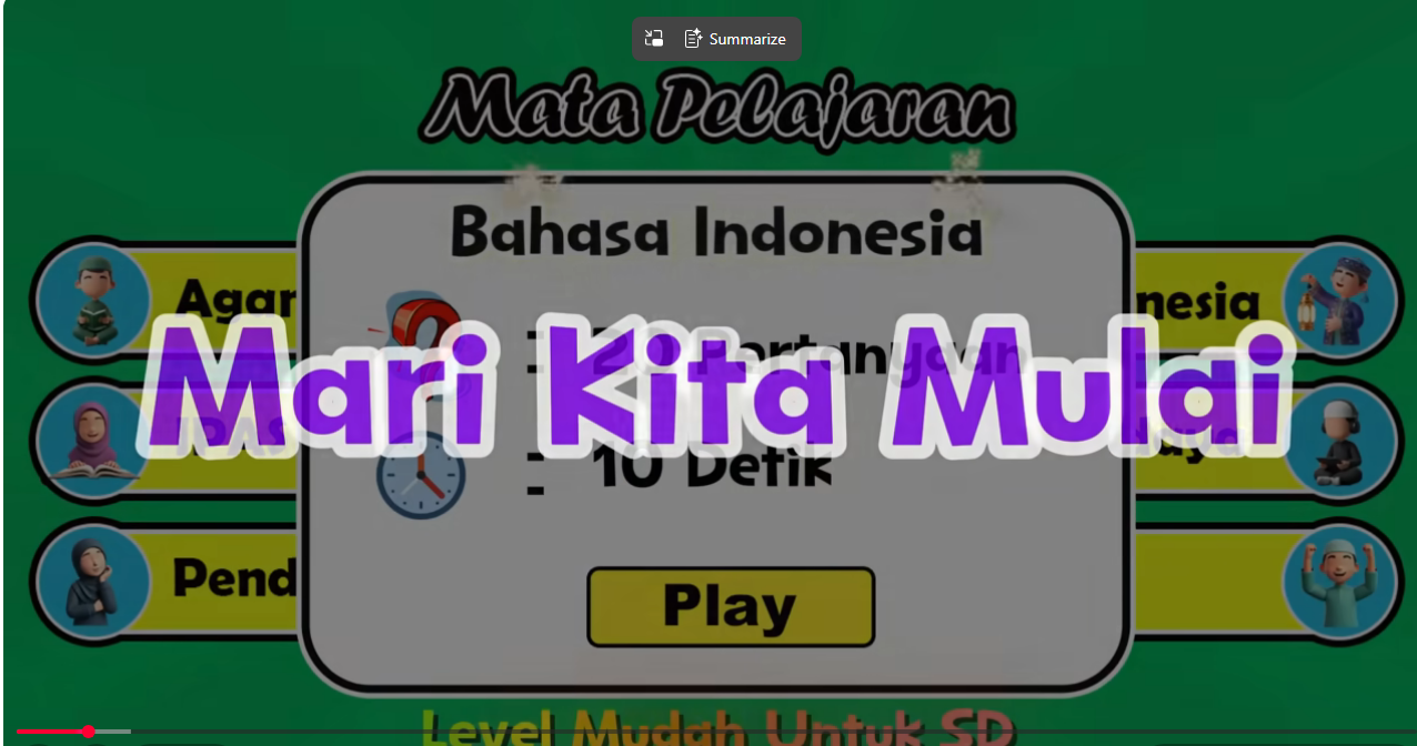 Cover VIDEO LATIHAN SOAL BAHASA INDONESIA SD | KUIS SERU & MUDAH DIPAHAMI | LATIHAN SOAL KURIKULUM MERDEKA