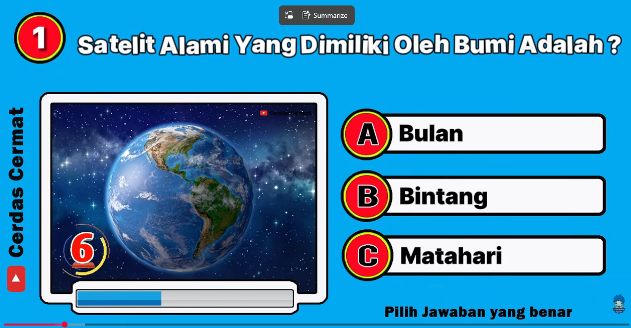 Cover VIDEO TES PENGETAHUAN UMUM | UJI WAWASAN KAMU DENGAN KUIS | Kuis Tingkat SMP |