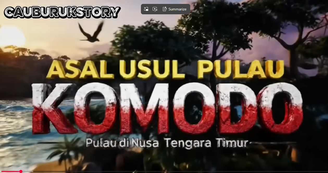 Cover Video Asal Usul Pulau Komodo Nusa Tenggara Timur / Cau Buruk Story