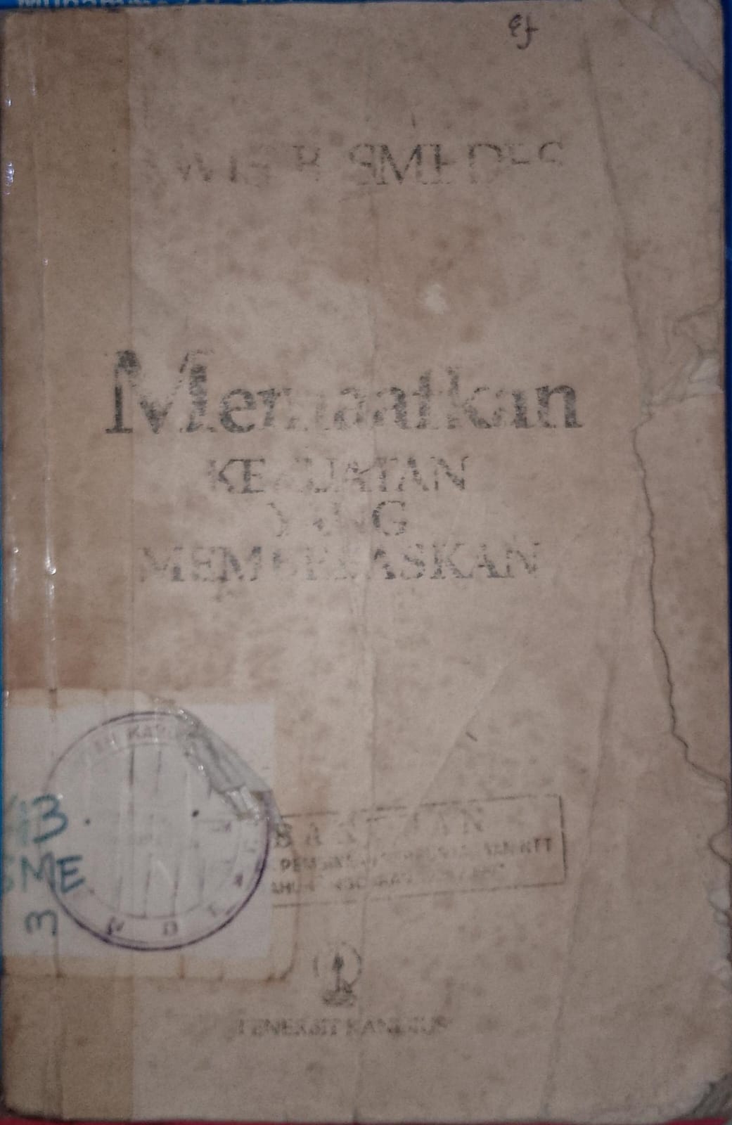 Cover Memaafkan Kekuatan yang Membebaskan / Lewis B. Smedes