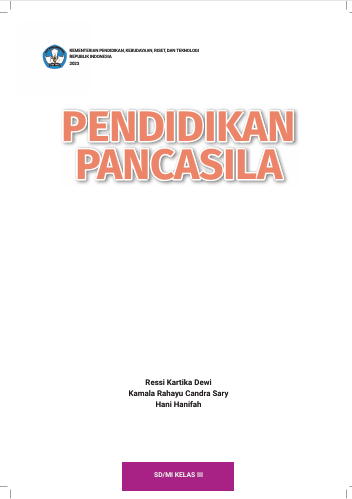 Cover Dongeng pendidikan Pancasila / Dewi Kartika Ressi
