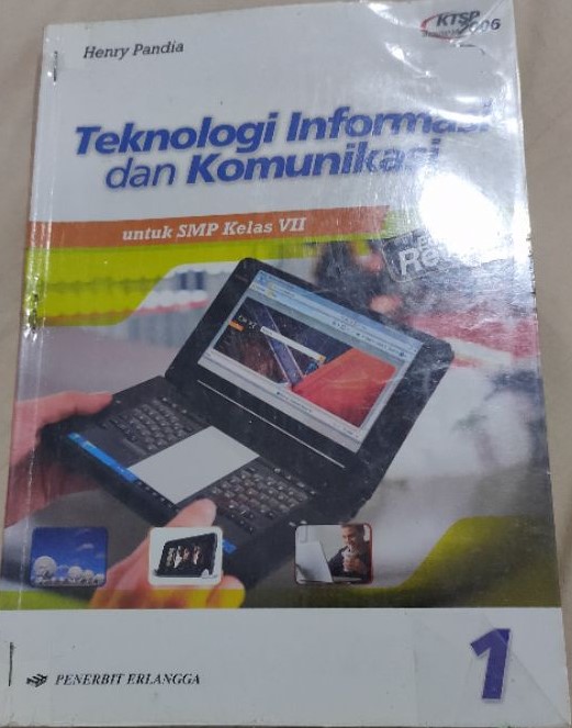 Cover Basis buku aktivitas siswa teknologi informasi dan komunikasi / Pandia Henry