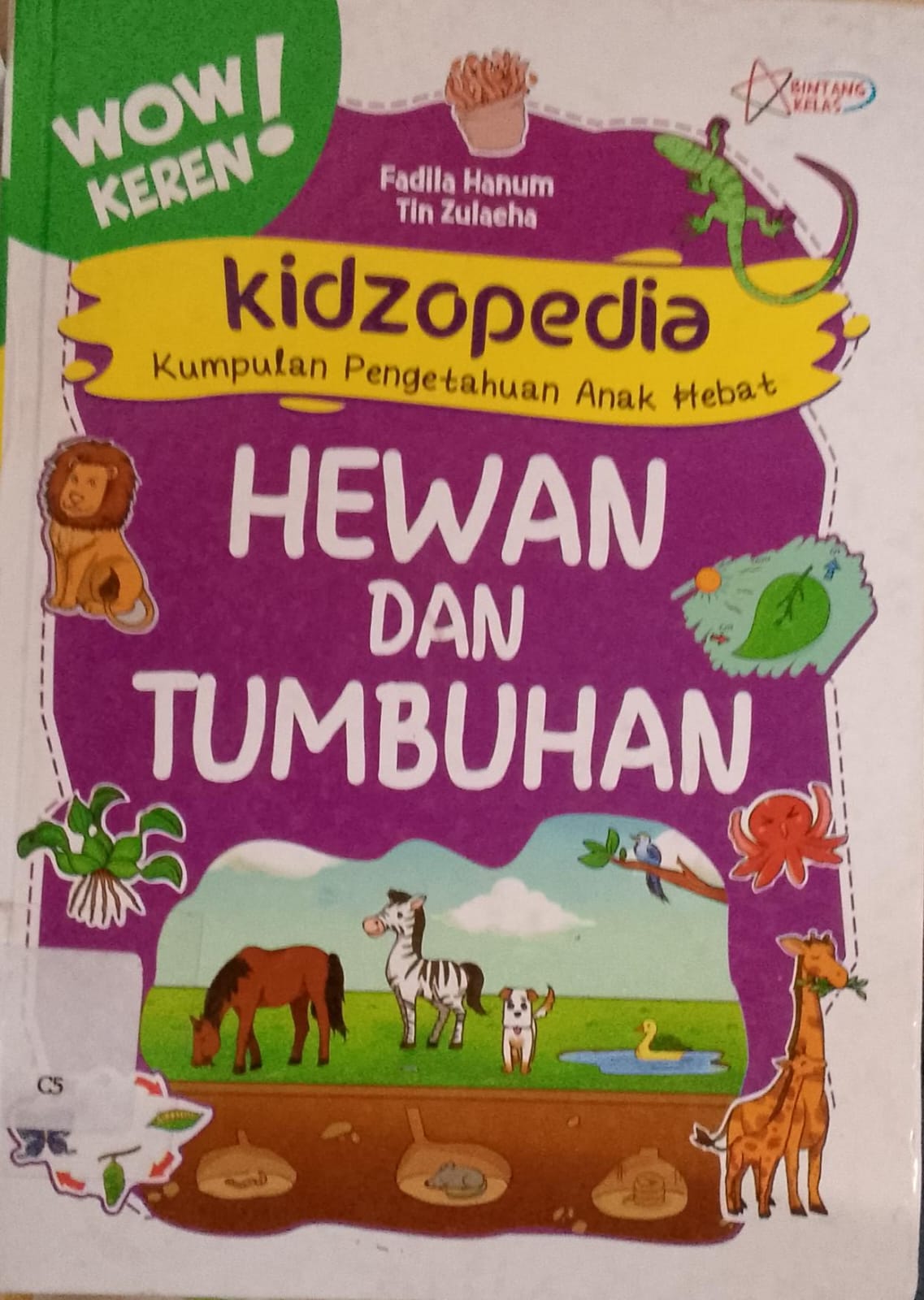 Cover Hewan dan Tumbuhan / Fadila Hanum