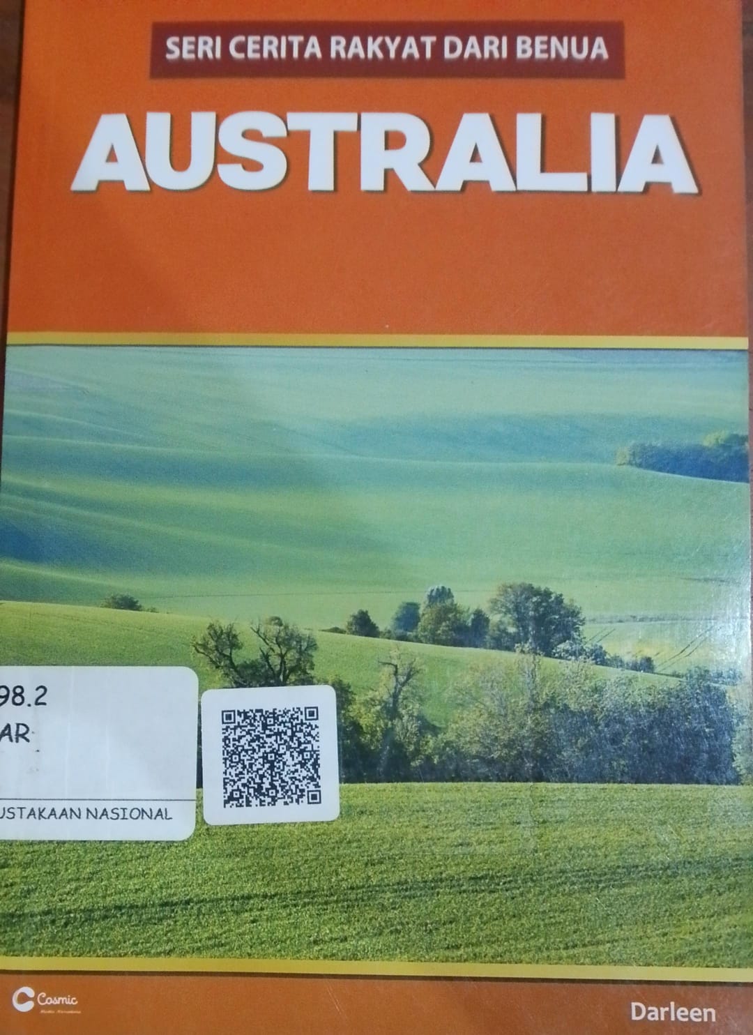 Cover Seri Cerita Rakyat Dari Benua Australia / Darleen