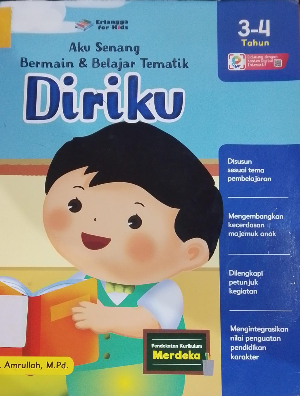 Cover Aku Senang Bermain & Belajar Tematik Diriku / M. Amrullah