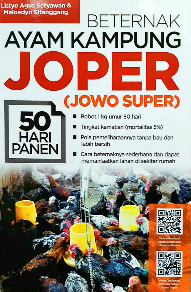 Cover Beternak Ayam Kampung :  Jowo Super / Listyo,Agus Setiawan