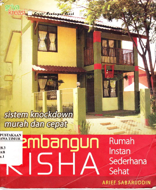 Cover Membangun Risha :  Rumah Instan Sederhana Sehat / Sabaruddin,Arief