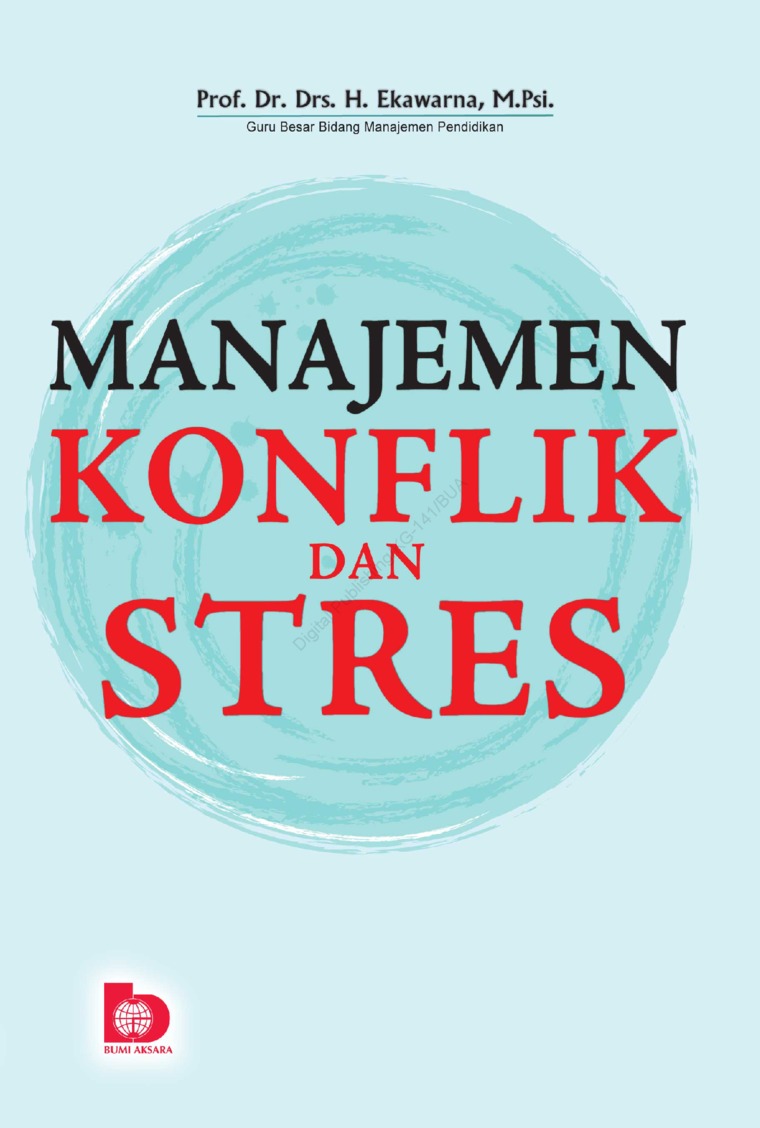 Cover Manajemen Konflik dan Stres / Ekawarna