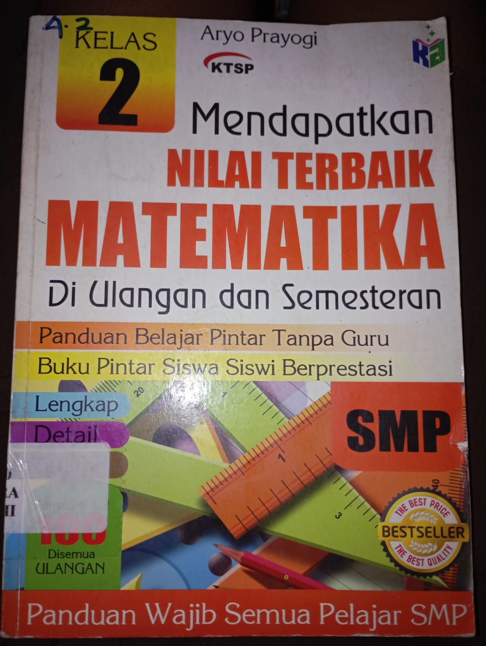 Cover Mendapatkan Nilai terbaik Matematika :  Prayogi, Aryo