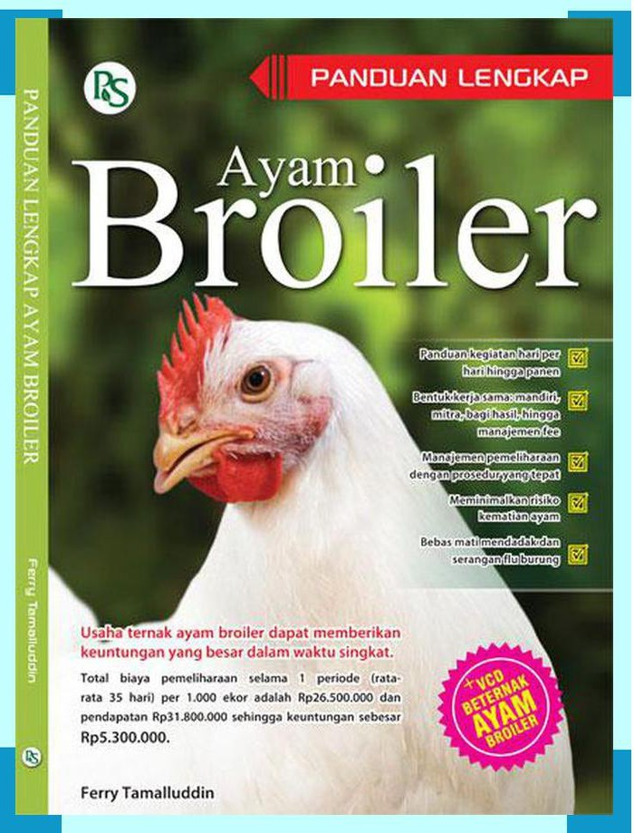 Cover Panduan Lengkap :  Ayam Broiler / Ferry Tamalluddin